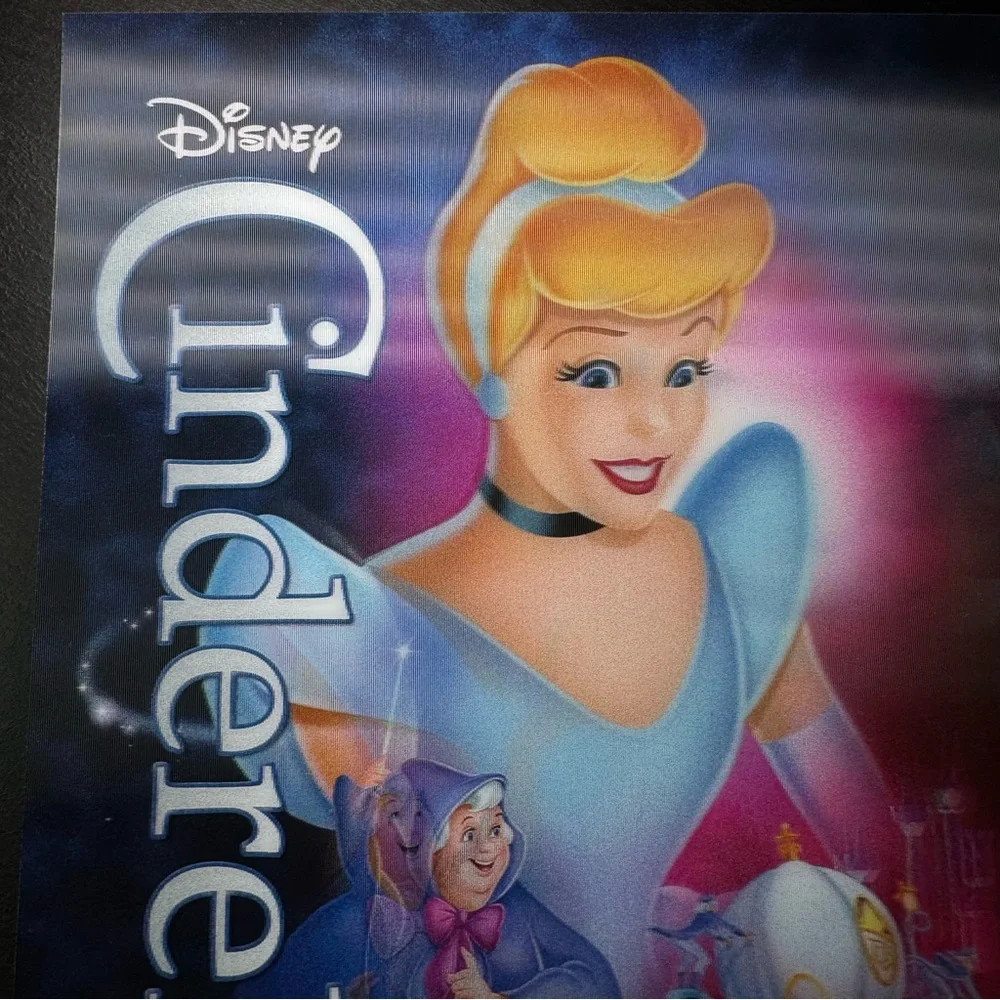 CINDERELLA Diamond Edition 3D Lenticular Card Disney Movie Club‎ Rare OOP 2012